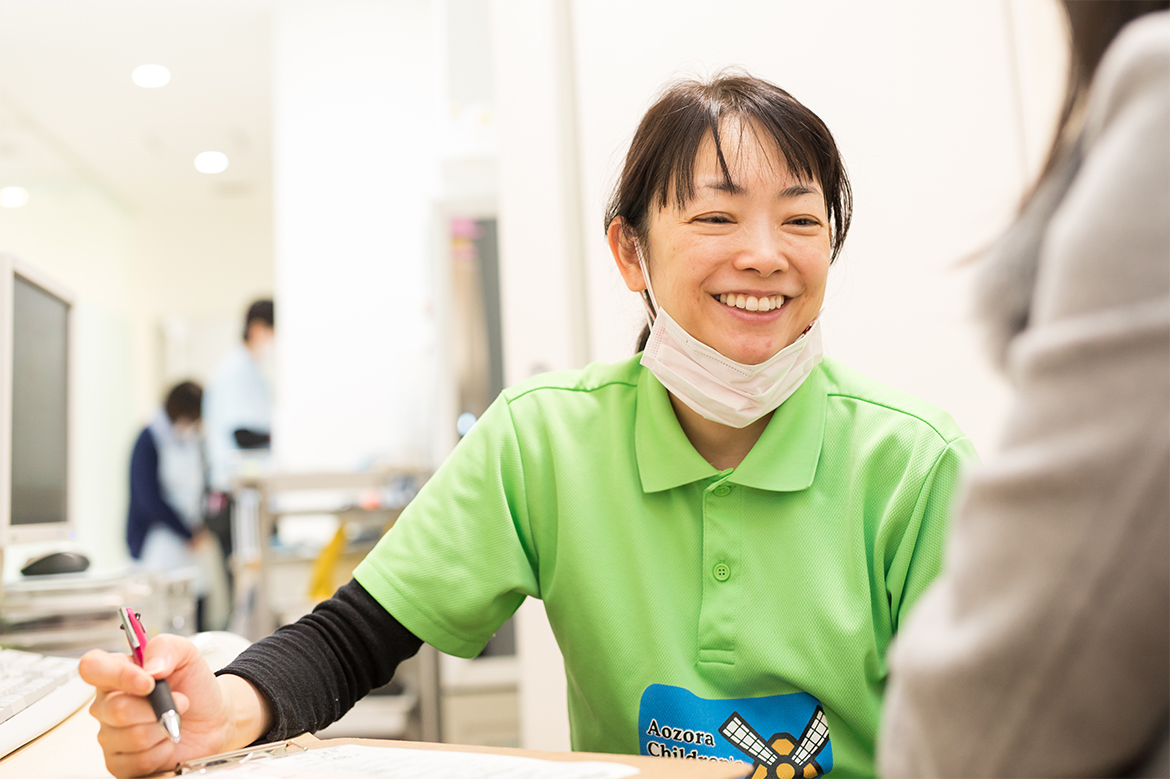 あおぞら小児科は、癒しのクリニックを目指します。